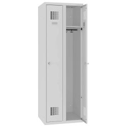 Podwójna szafa pracownicza SUM 320 W ST BHP - 60 cm Podwójna szafa pracownicza SUM 320 W ST BHP - 60 cm