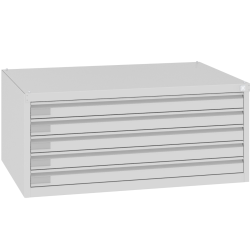 Wzmocniona szafa do przechowywania rysunków, map SRM 101 W ST - format A1 Wzmocniona szafa do przechowywania rysunków, map SRM 101 W ST - format A1