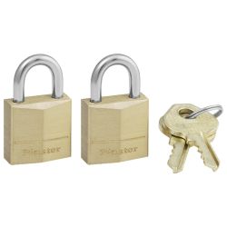 2 sztuki kłódek 130EURT 30mm - HS/16mm - 5mm - ten sam klucz MasterLock 2 sztuki kłódek 130EURT 30mm - HS/16mm - 5mm - ten sam klucz MasterLock