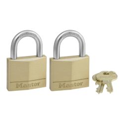 Zestaw kłódek na jeden klucz Masterlock 140EURT 40mm HS/22mm - 6mm Zestaw kłódek na jeden klucz Masterlock 140EURT 40mm HS/22mm - 6mm