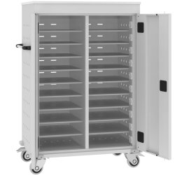 Duży wózek do ładowania laptopów i tabletów na kółkach WNL 210 Duży wózek do ładowania laptopów i tabletów na kółkach WNL 210