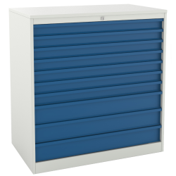 Szafka warsztatowa SZW 305 na narzędzia metalowa 10 szuflad Malow
