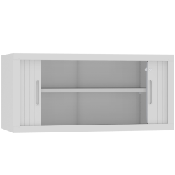 Nadstawka do szafy biurowej z drzwiami żaluzjowymi Sbm 404 m lx