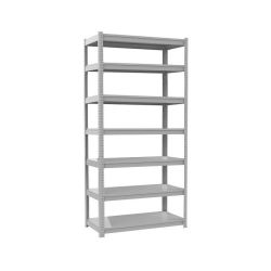 Regał magazynowy metalowy na wcisk RMM 322 MALOW stabilny gł.35cm