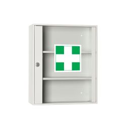 Apteczka z szybą zamykana na klucz AP 2/s
