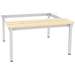 Podstawa do szafy ubraniowej w wersji ekonomicznej bhp P 423 W 80cm siedzisko stałe Podstawa do szafy ubraniowej w wersji ekonomicznej bhp P 423 W 80cm siedzisko stałe