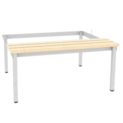 Podstawa P 333 W z drewnianym siedziskiem i nogami - wersja ekonomiczna szer. 90 cm Podstawa P 333 W z drewnianym siedziskiem i nogami - wersja ekonomiczna szer. 90 cm