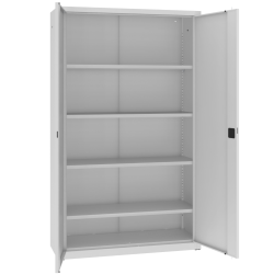 Biurowa szafa aktowa na segregatory z półkami przestawnymi SBM 212 M LX - 120 cm Biurowa szafa aktowa na segregatory z półkami przestawnymi SBM 212 M LX - 120 cm