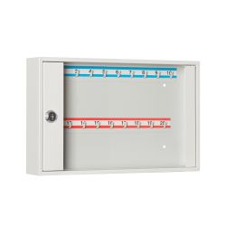 Skrzynka na klucze metalowa przeszklona na 20 kluczy Leomar SK 20/S