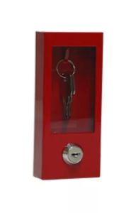 Czerwona skrzynka przeciwpożarowa SKE 2/BZ