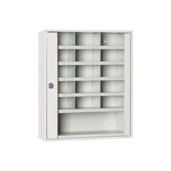 Metalowa szafka aktowa z szybą SP 16/S
