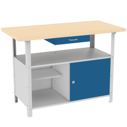 Stół warsztatowy ślusarski metalowy STW 121 - 120cm szer.