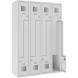 Szafa ubraniowa metalowa typ L dla 8 pracowników SUL 34 W 120cm Szafa ubraniowa metalowa typ L dla 8 pracowników SUL 34 W 120cm