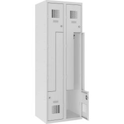 Szafa ubraniowa na basen lub na siłownię typu L 60cm 2 skrytki SUL 32 W ST Szafa ubraniowa na basen lub na siłownię typu L 60cm 2 skrytki SUL 32 W ST