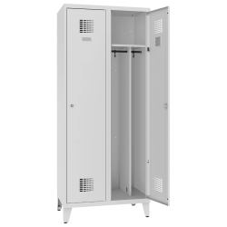 Podwójna szafa ubraniowa na nóżkach skośnych SUM 421 W ST Podwójna szafa ubraniowa na nóżkach skośnych SUM 421 W ST