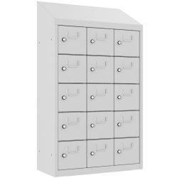 Szafka śniadaniowa metalowa wisząca  skrytkowa SUS 235 W