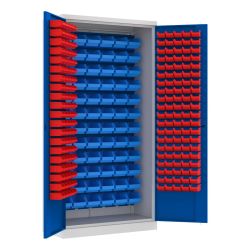 Metalowa szafa warsztatowa z pojemnikami na narzędzia SWM 205