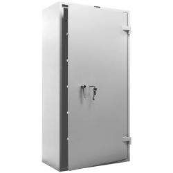 Sejf klasa I na broń długą z zamkiem kluczowym Valberg ASG Combi w kolorze jasnoszarym