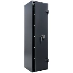 Szafa na broń z zamkiem elektronicznym klasa I Valberg ASG WS6 kolor grafitowy RAL 7024
