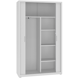 SZAFA NA SEGREGATORY Z DRZWIAMI ŻALUZJOWYMI SBM 219 M malow. Polski producent