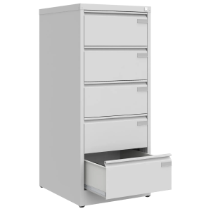 SZARA METALOWA SZAFKA KARTOTEKOWA RODO FORMAT A5 POZIOMO SZK 304 ST