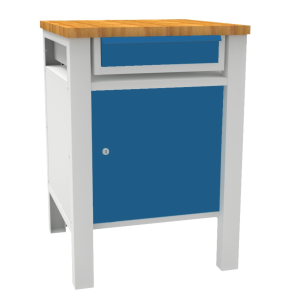 Stół warsztatowy roboczy metalowy STW 311 - 60 cm szer.