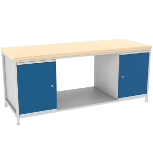 Metalowy stół warsztatowy duża nośność STW 403 - 200 cm szer.