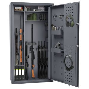 Sejf na broń długą Arsenal 1263 Flex Combi S1 zamek elektroniczny 2 uchwyty magnetyczne i 1 na szynie