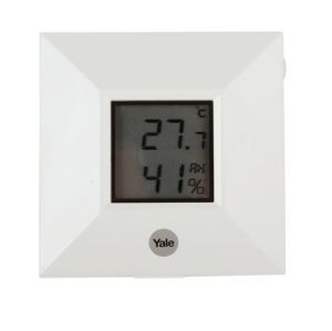 Czujnik ruchu do pokoju pokazujący podstawowe parametry