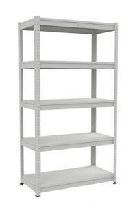 Regał magazynowy metalowy na wcisk RMM 312 MALOW stabilny gł.35cm