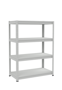 Regał magazynowy metalowy na wcisk RMM 308 MALOW stabilny gł.35cm