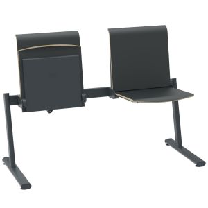 Grafitowa ławka na korytarz do poczekalni Allhall