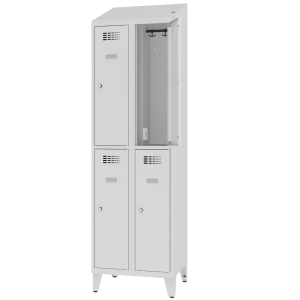 Szafka metalowa z gniazdkami i wieszakami MSUS 322 V