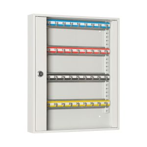 Szafka przeszklona z 40 ruchomymi haczykami Leomar SKR 40/S