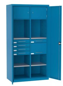 Szafa warsztatowa metalowa 2 skarbczyki 6 szuflad SL 164.21