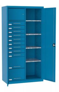 Szafa warsztatowa metalowa 1 skarbczyk 11 szuflad SL 168.21
