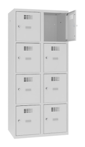 Szafka skrytkowa szkolna SMS 424 zamykana na klucz