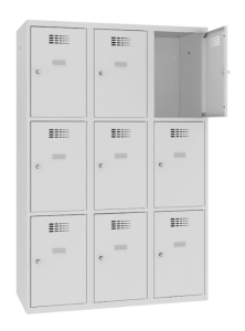 Szafka szkolna na przybory szkolne - 9 prywatnych skrytek - SMS 433