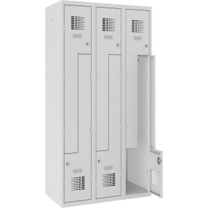 Szafa ubraniowa metalowa typ L dla 6 pracowników SUL 33 W st 90cm