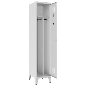 Sum 411 W ST Szafa szatniowa pojedyncza z przegrodą na nóżkach