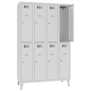 Szafka z drążkami z wieszakami SUS 342