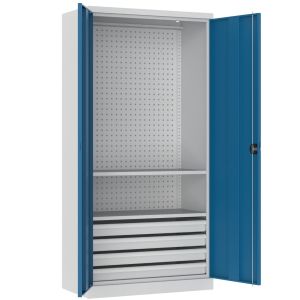 Metalowa szafa do garażu z szufladami Swm 201L1