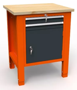 Stół warsztatowy SWT 07/03 'JEDYNKA' 725mm 2 szuflady narzędzia