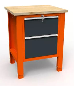 Stół warsztatowy SWT 07/06 'JEDYNKA' 2 szuflady zamykane na klucz