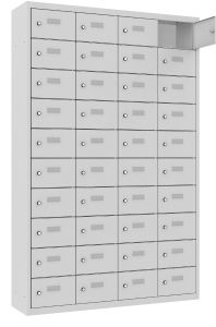 Stojąca szafka śniadaniowa na stołówkę 40 skrytek MSUS 3410 ST