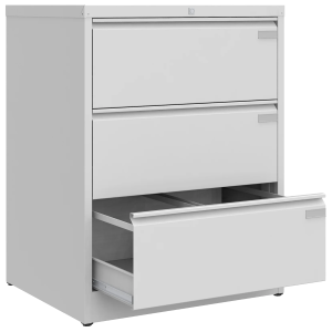 Szafka kartotekowa z blokadą wysuwu