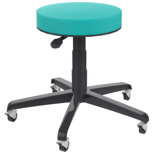 Taboret medyczny zabiegowy obrotowy na kołkach