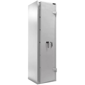 Sejf ogniotrwały na klucz z możliwością przechowywania 6 sztuk broni Valberg ASG WS6 w kolorze jasnoszarym