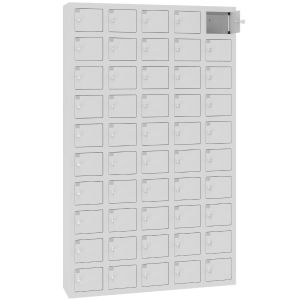 szafka skrytkowa depozytowa na telefony komórkowe wss 50 skrytek malow