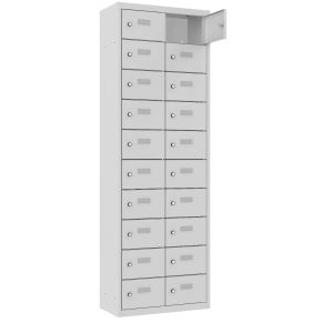 Stojąca szafka śniadaniowa na stołówkę 500mm - 20 skrytek MSus 3210 ST